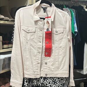 Buffalo David Bitton Women's Light Pink Jean Jacket